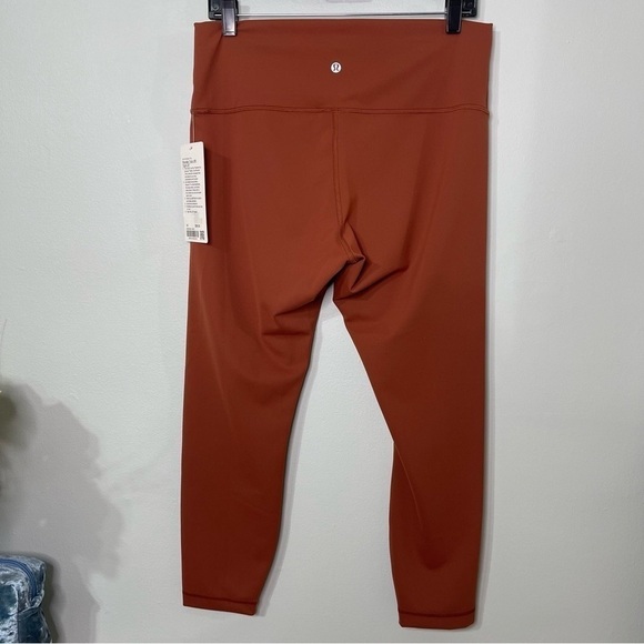 Lululemon Wunder Train High Rise Tight Dark Terracotta Leggings 14 Nwt - Picture 4 of 10